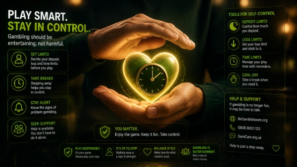 Responsible gambling and staying in control